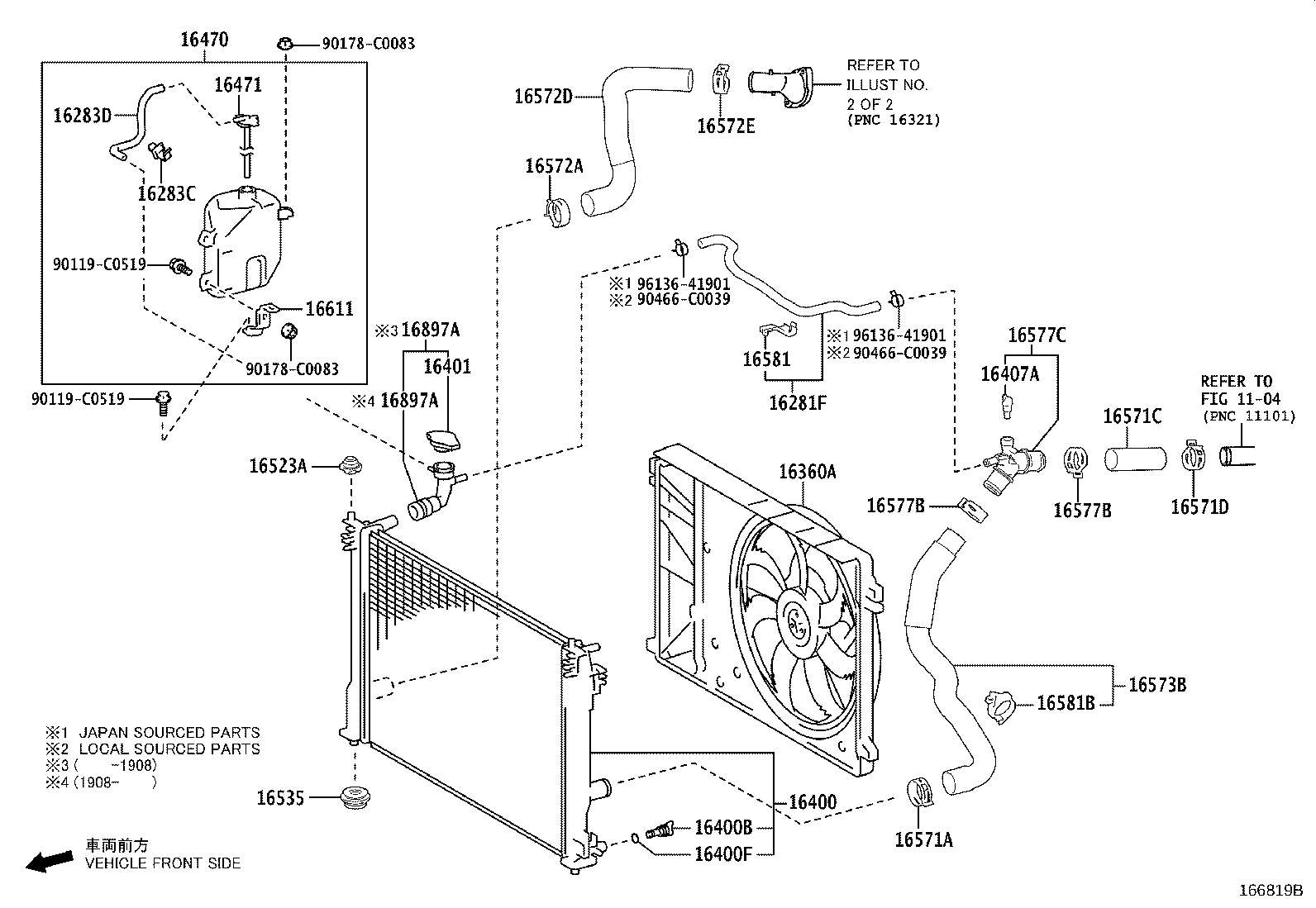 Radiator Water Outlet