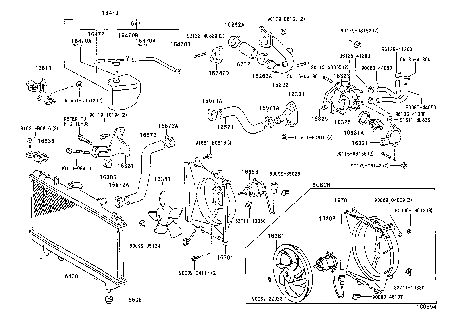 Radiator Water Outlet