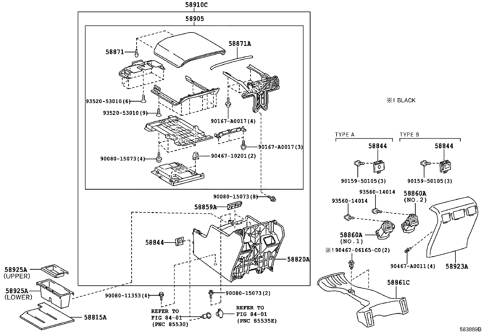 Console Box & Bracket