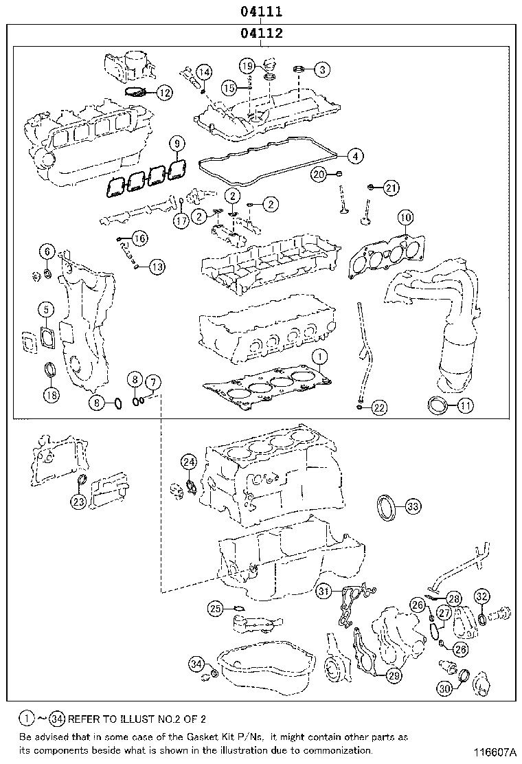 Engine Overhaul Gasket Kit
