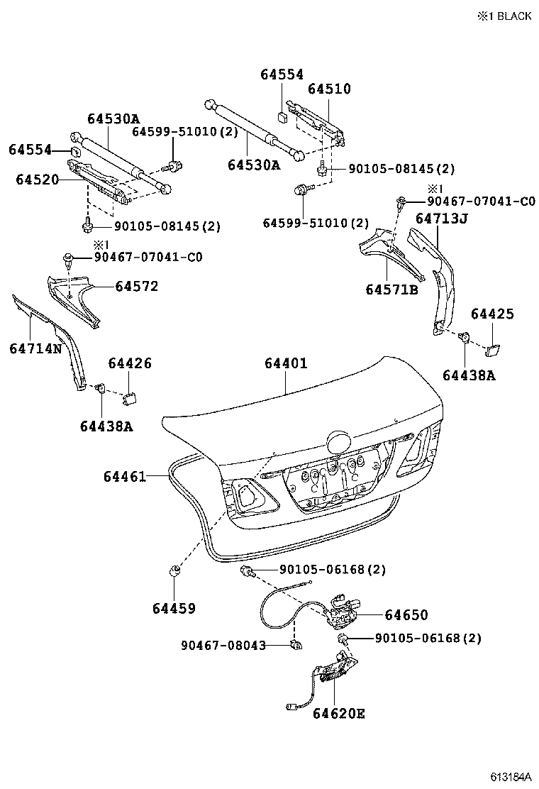 Luggage Compartment Door & Lock