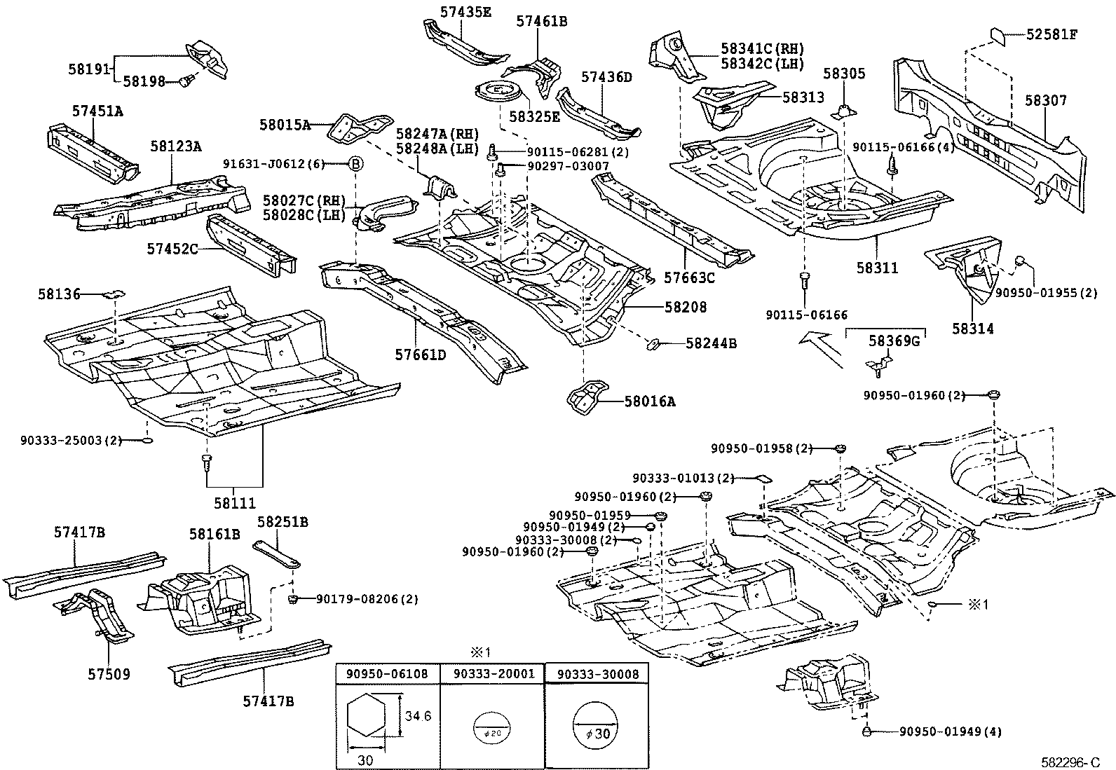 Floor Pan & Lower Back Panel