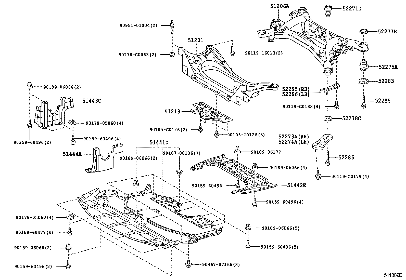 Suspension Crossmember & Under Cover