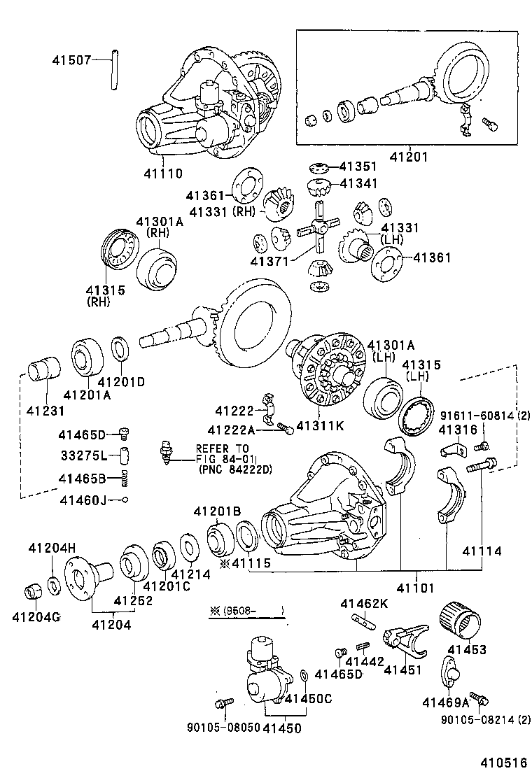 Rear Axle Housing Differential