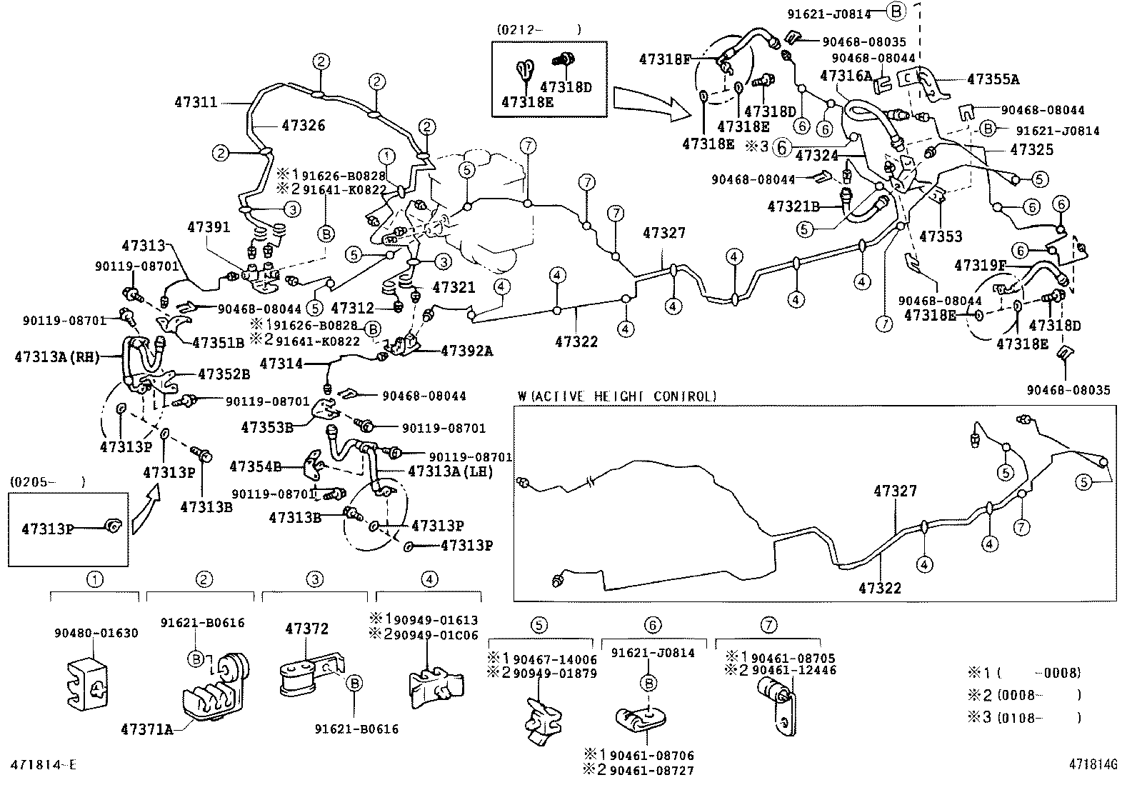 Abrazadera del tubo de freno