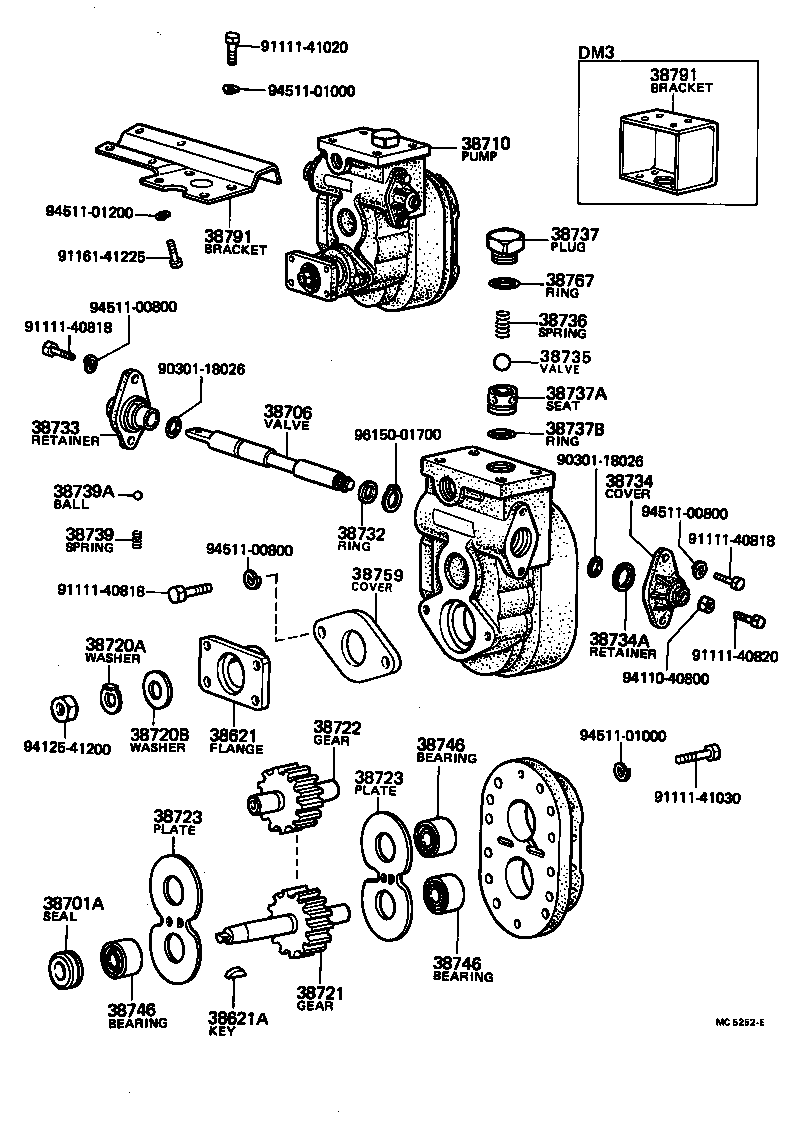 Power TakeOff Oil Pump