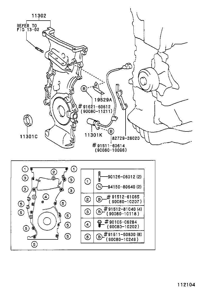 Timing Gear Cover & Rear End Plate
