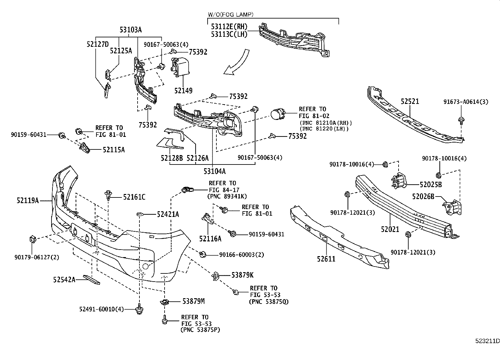 Front Bumper Bumper Stay