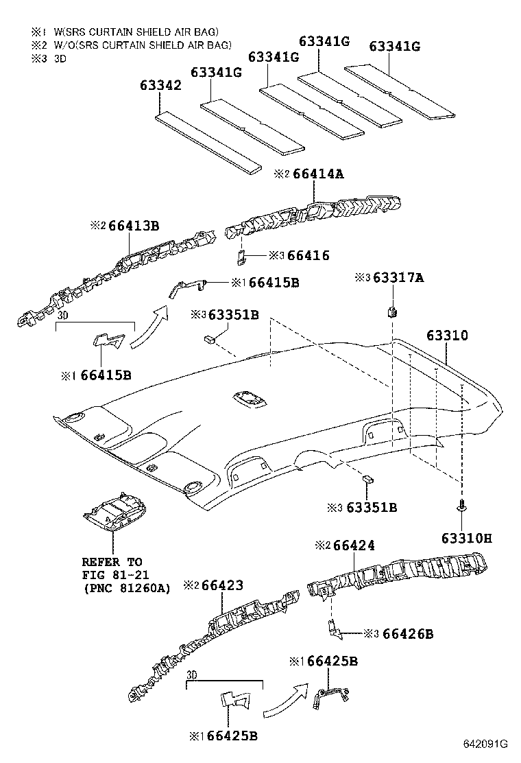 Headlining & Silencer Pad