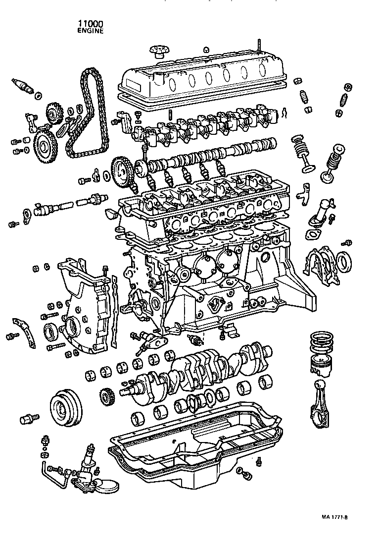 Partial Engine Assembly