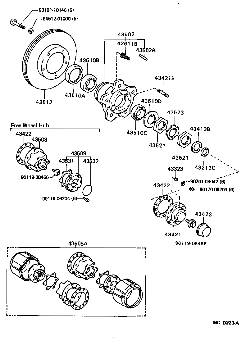 Front Axle Hub