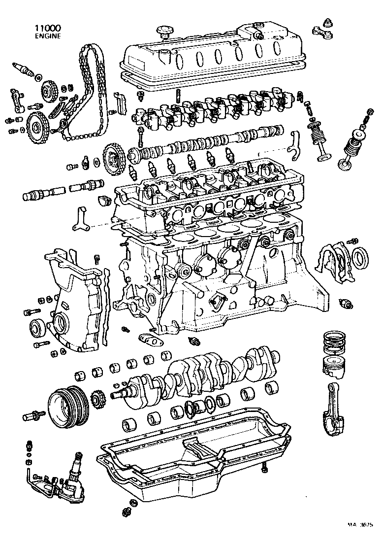 Partial Engine Assembly