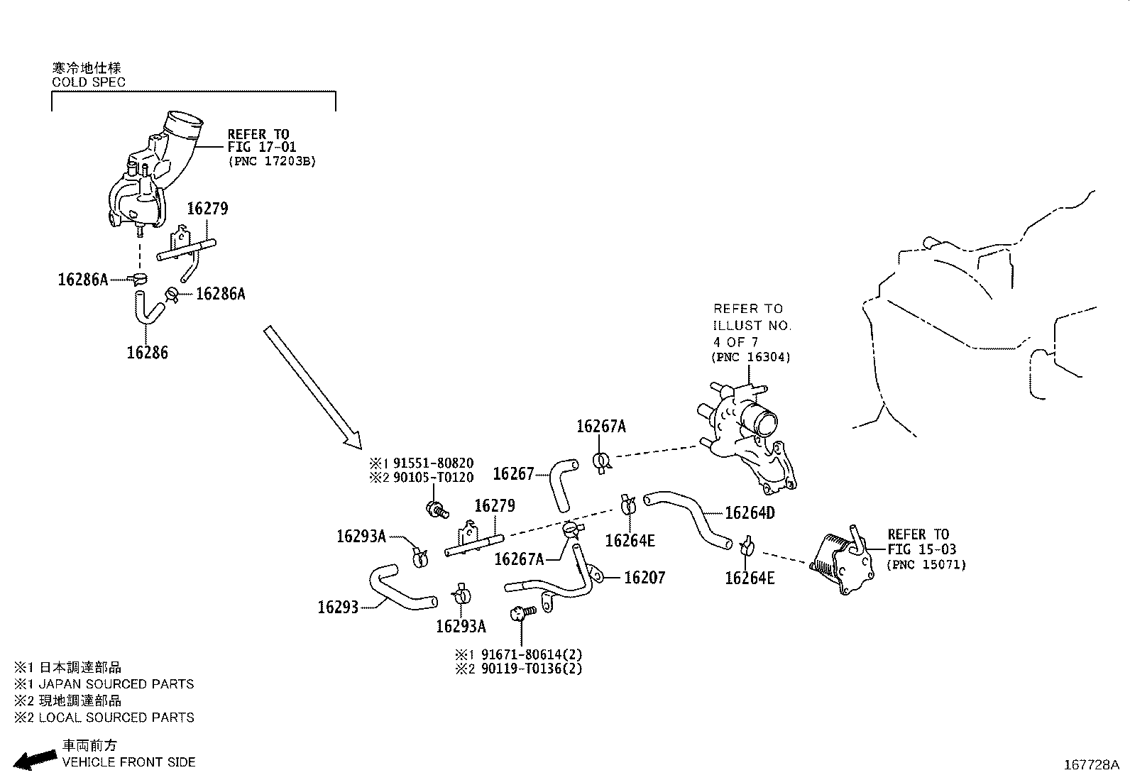 Radiator Water Outlet