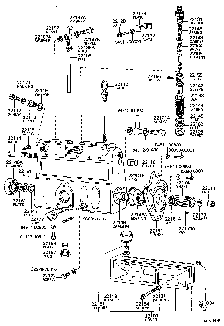 Injection Pump Body