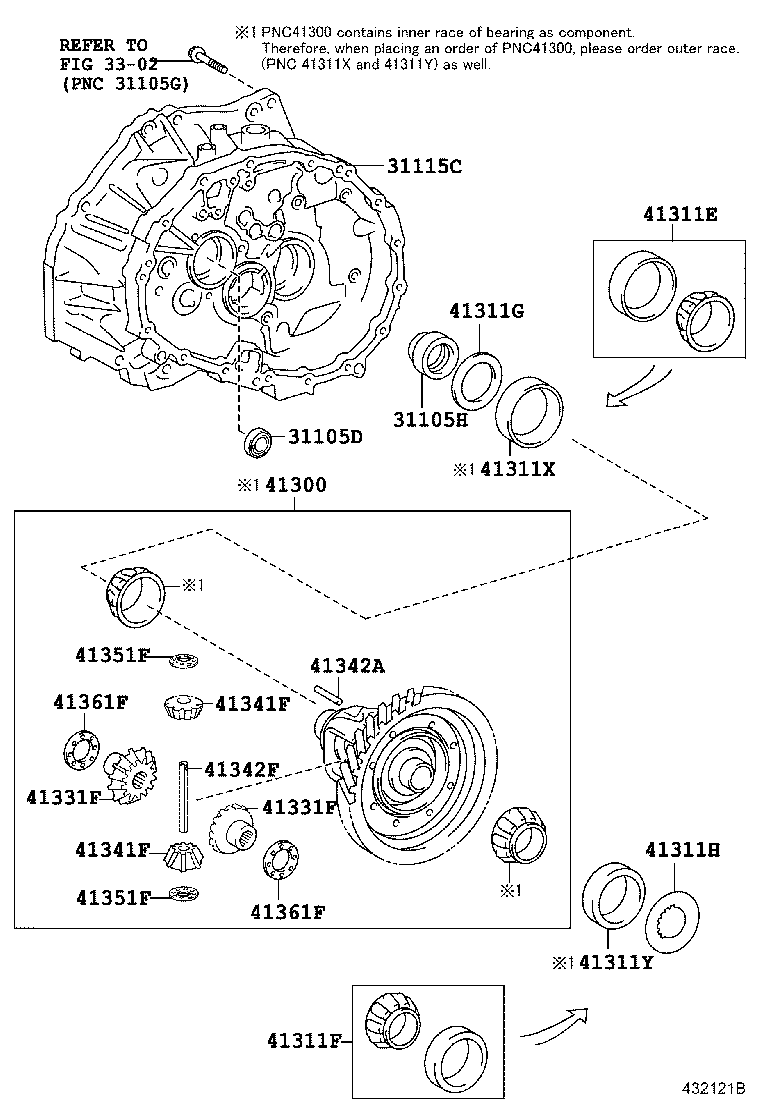 Front Axle Housing & Differential