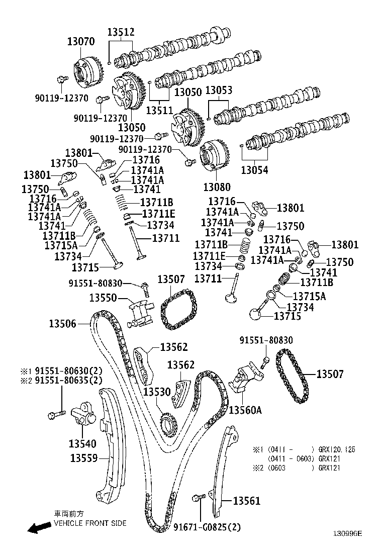 Camshaft & Valve