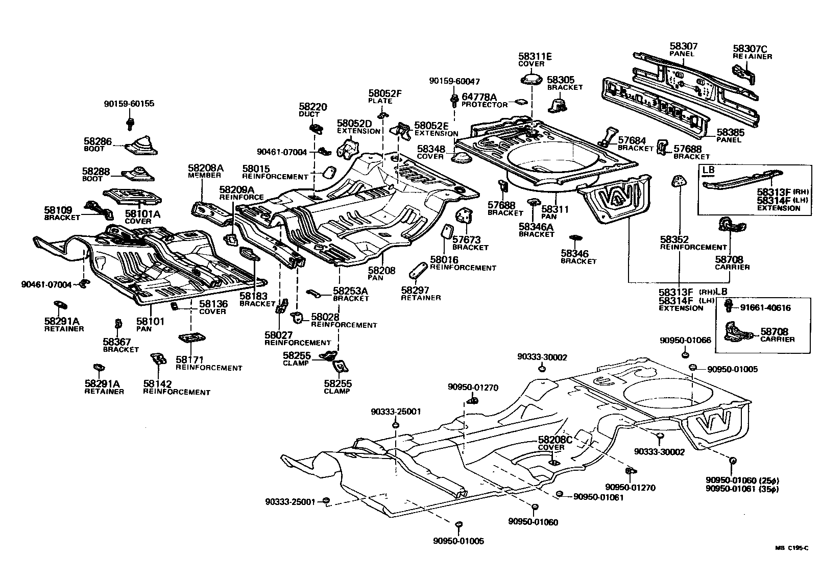 Floor Pan & Lower Back Panel