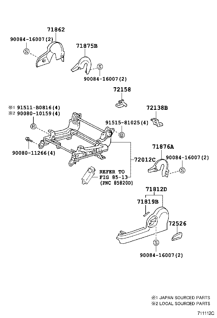 Front Seat & Seat Track