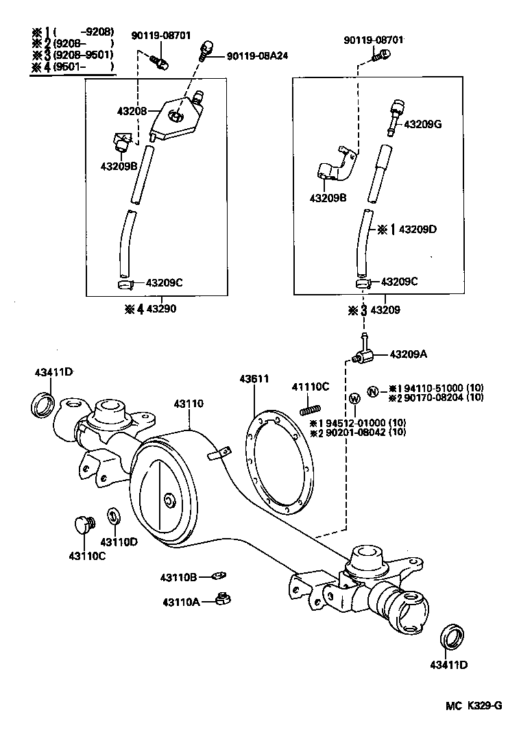 Front Axle Housing & Differential