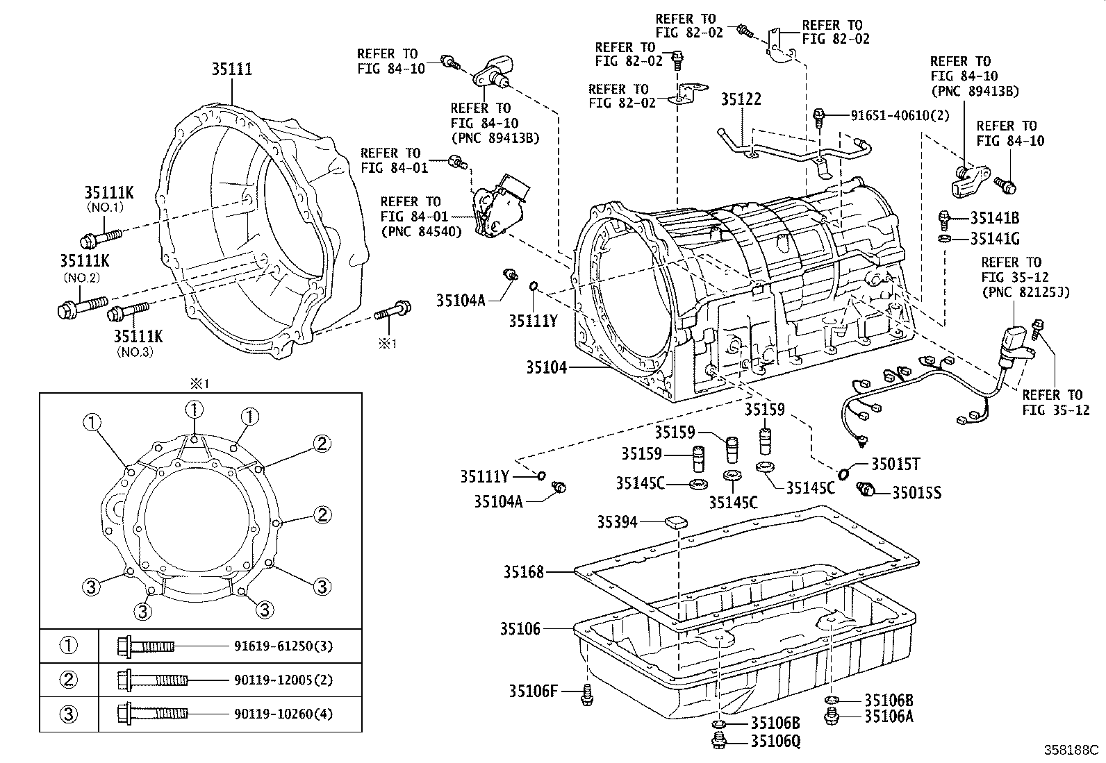 Transmission Case & Oil Pan