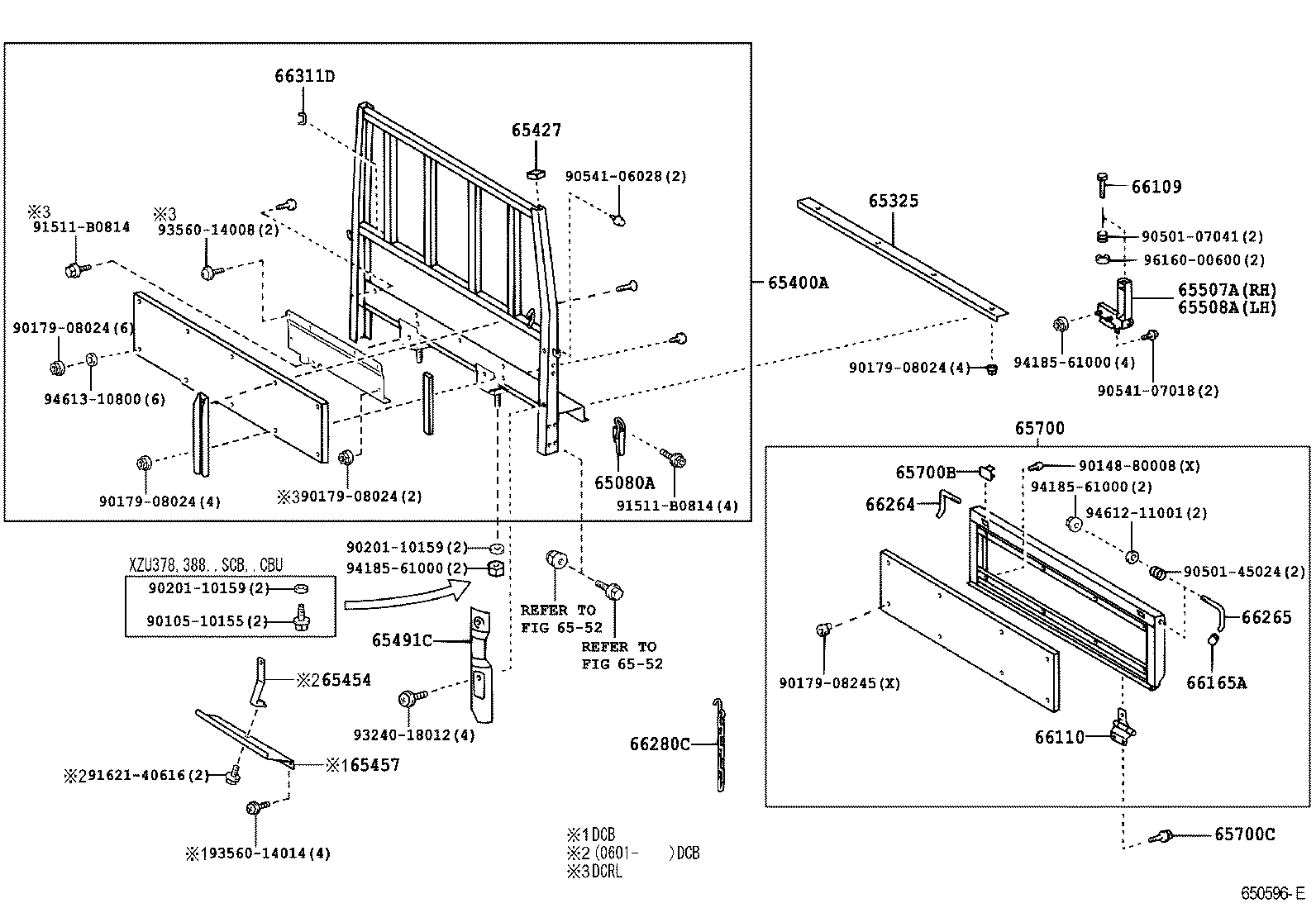 Rear Body Guard Frame Tail Gate