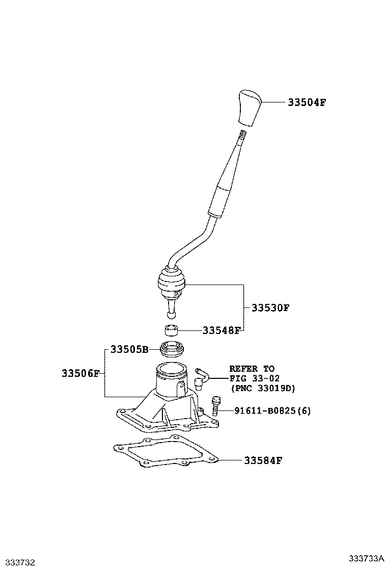 Shift Lever & Retainer