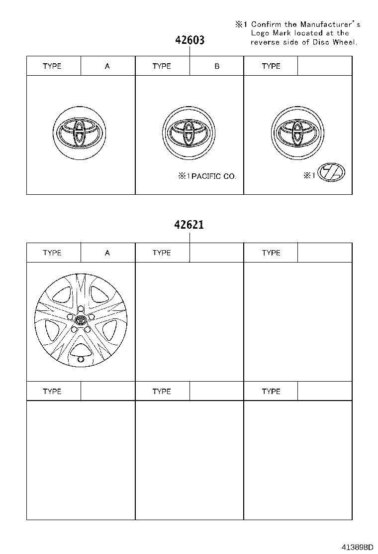 Tapa de rueda de disco