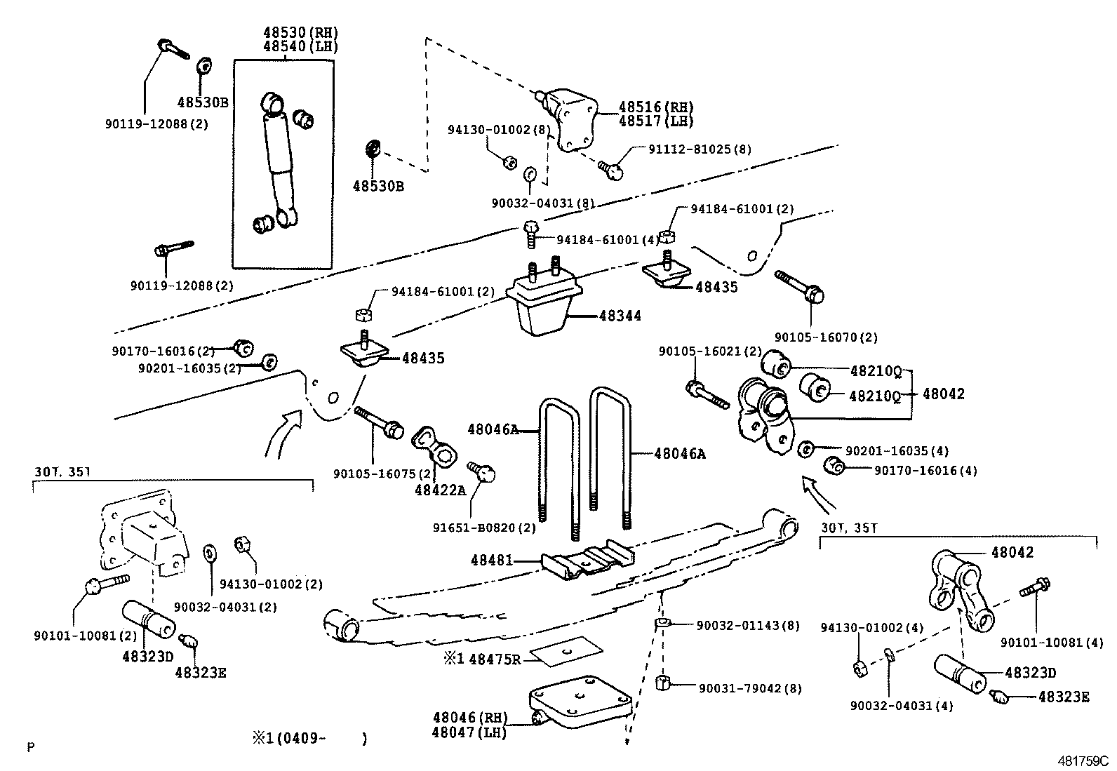 Rear Spring & Shock Absorber