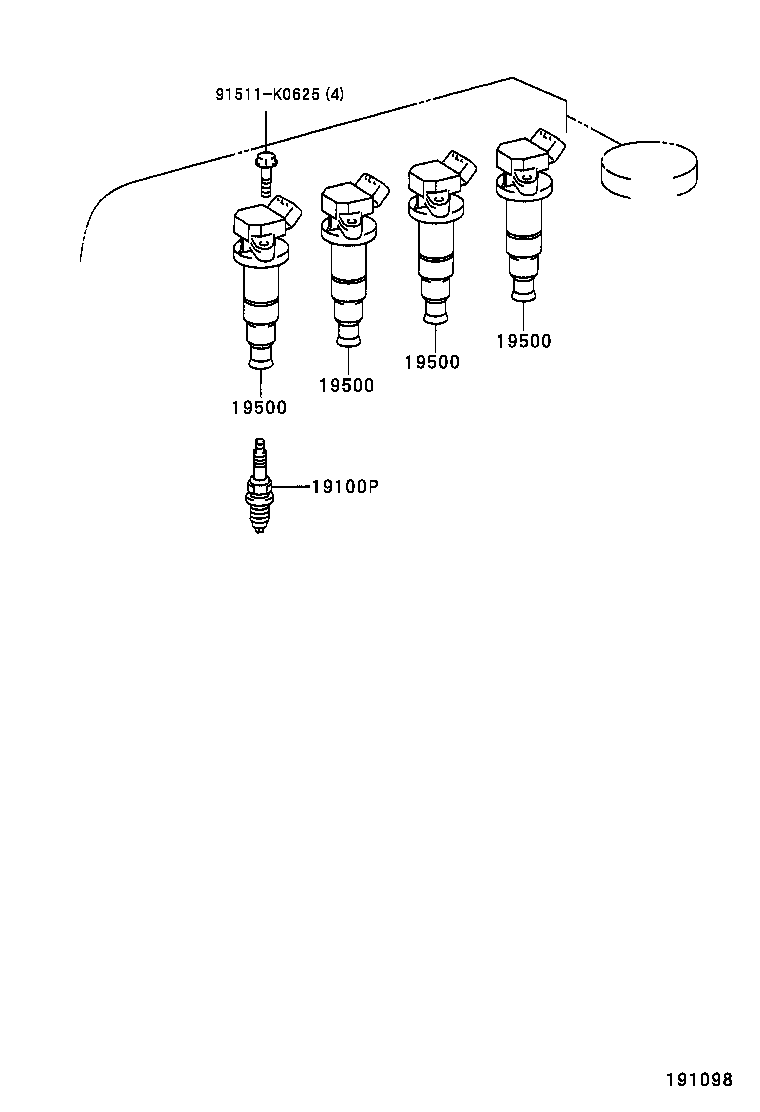 Ignition Coil Spark Plug Glow Plug