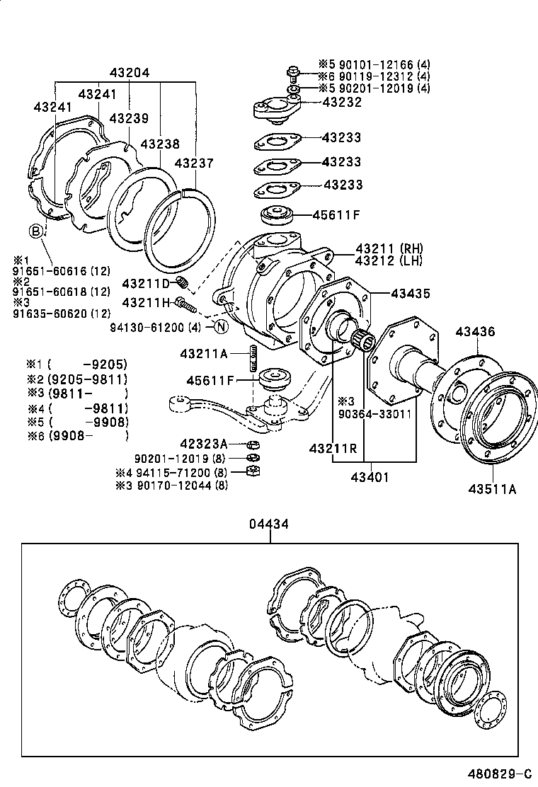 Front Axle Arm Steering Knuckle