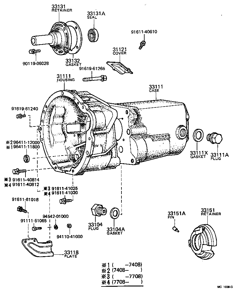 Clutch Housing + Transmission Case