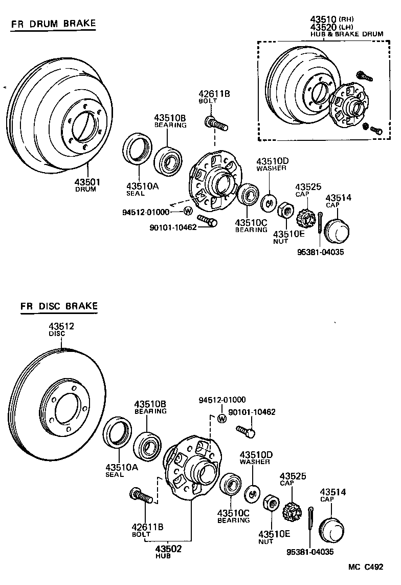 Front Axle Hub