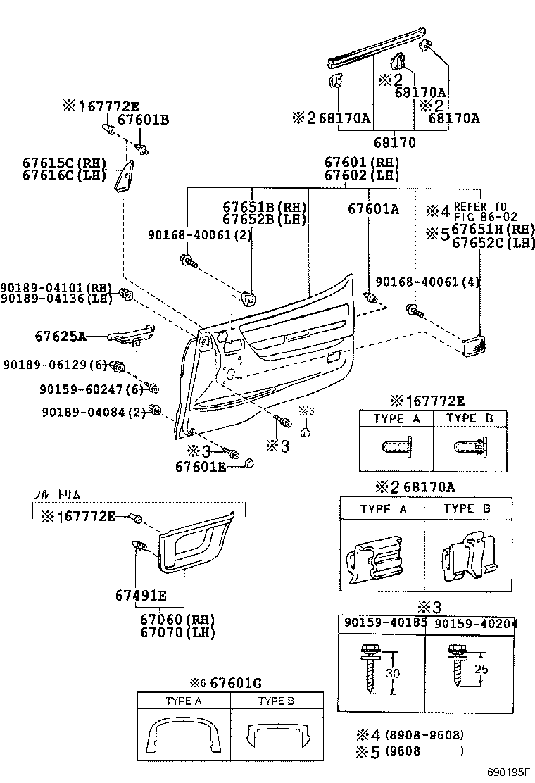Front Door Panel & Glass