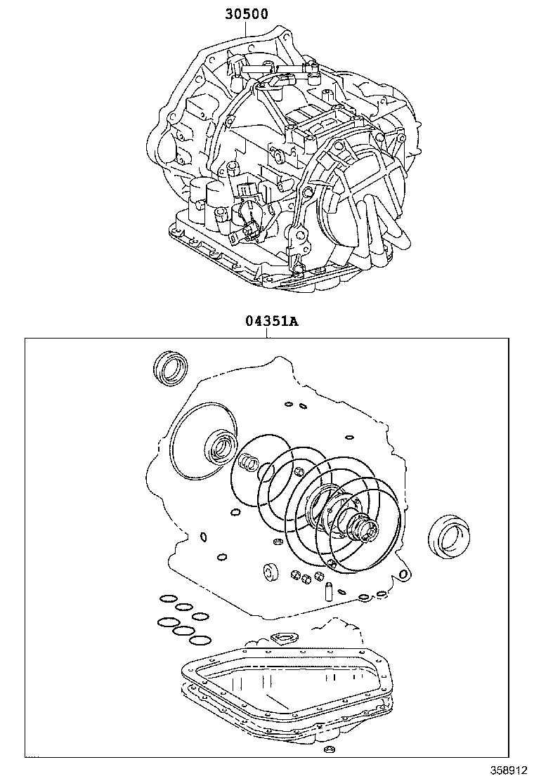 Transaxle Or Transmission Assy & Gasket Kit