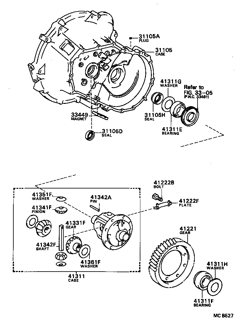 Front Axle Housing & Differential