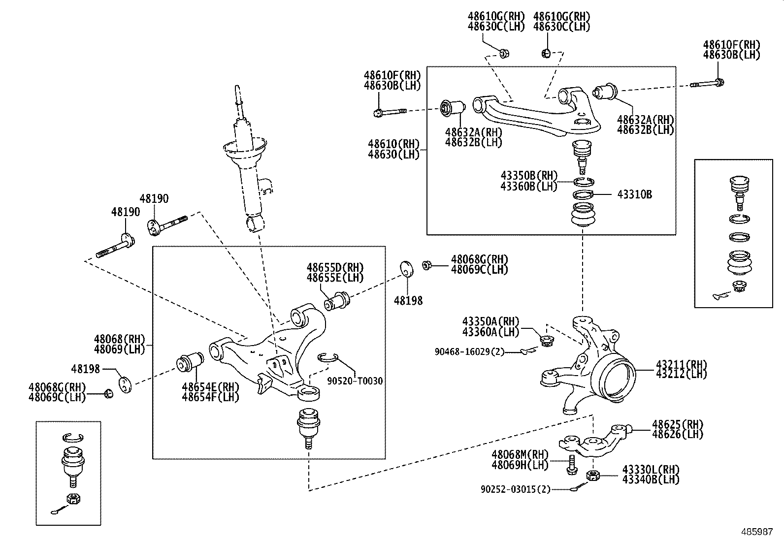 Front Axle Arm Steering Knuckle