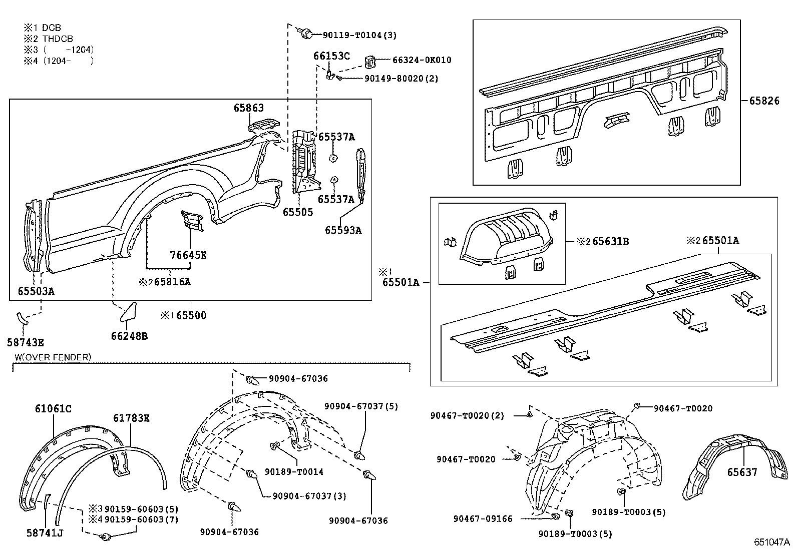 Rear Body Side Panel