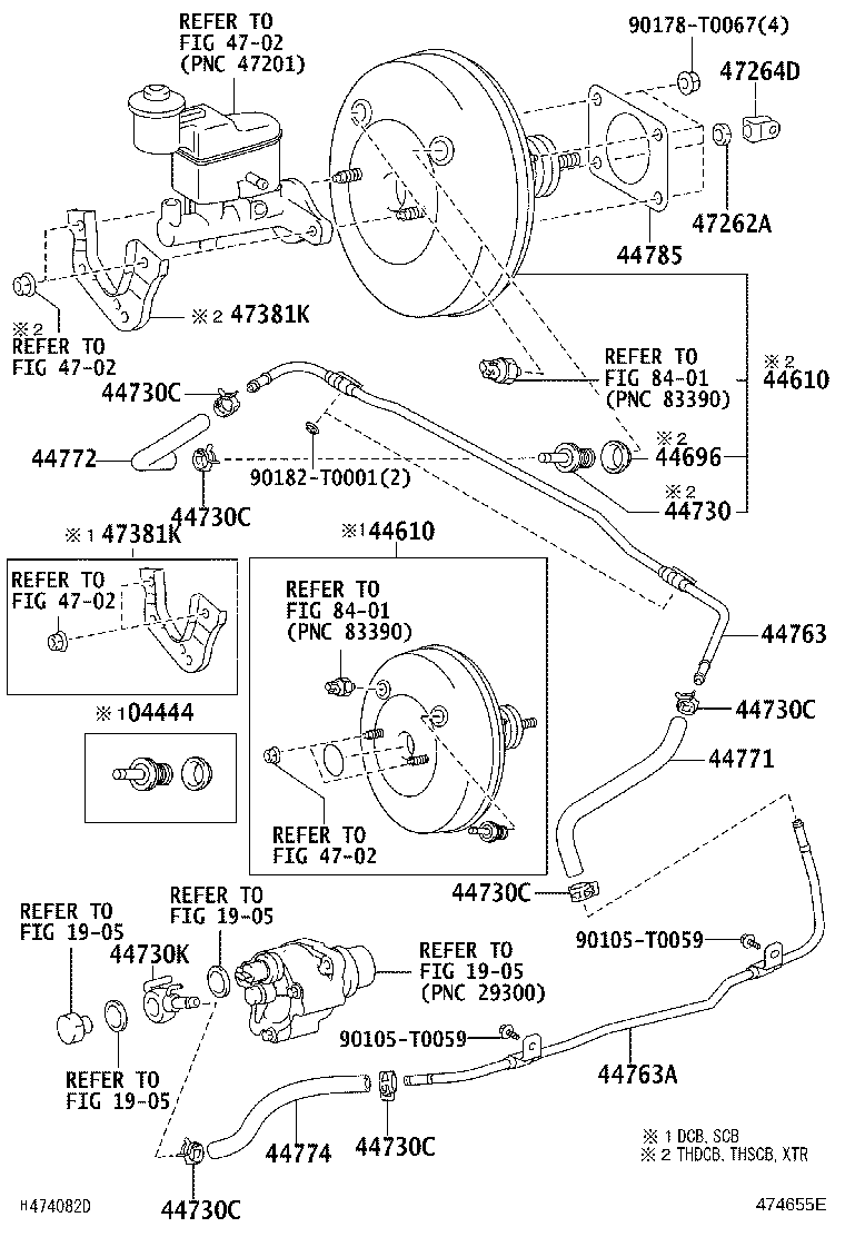 Refuerzo de freno y tubo de vacío