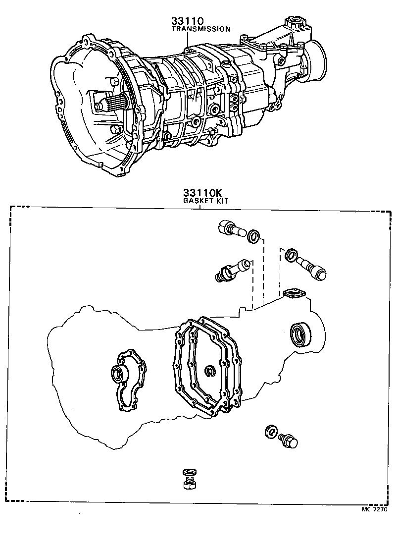 Transaxle Or Transmission Assy & Gasket Kit