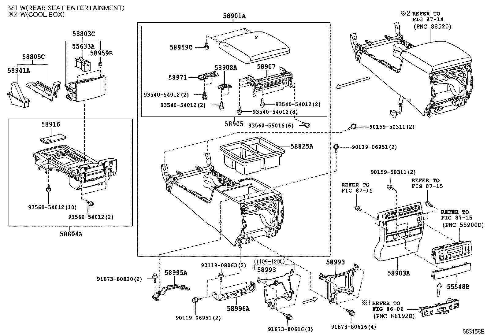 Caja y soporte de consola