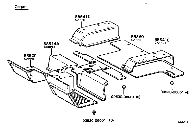 Floor Mat & Silencer Pad