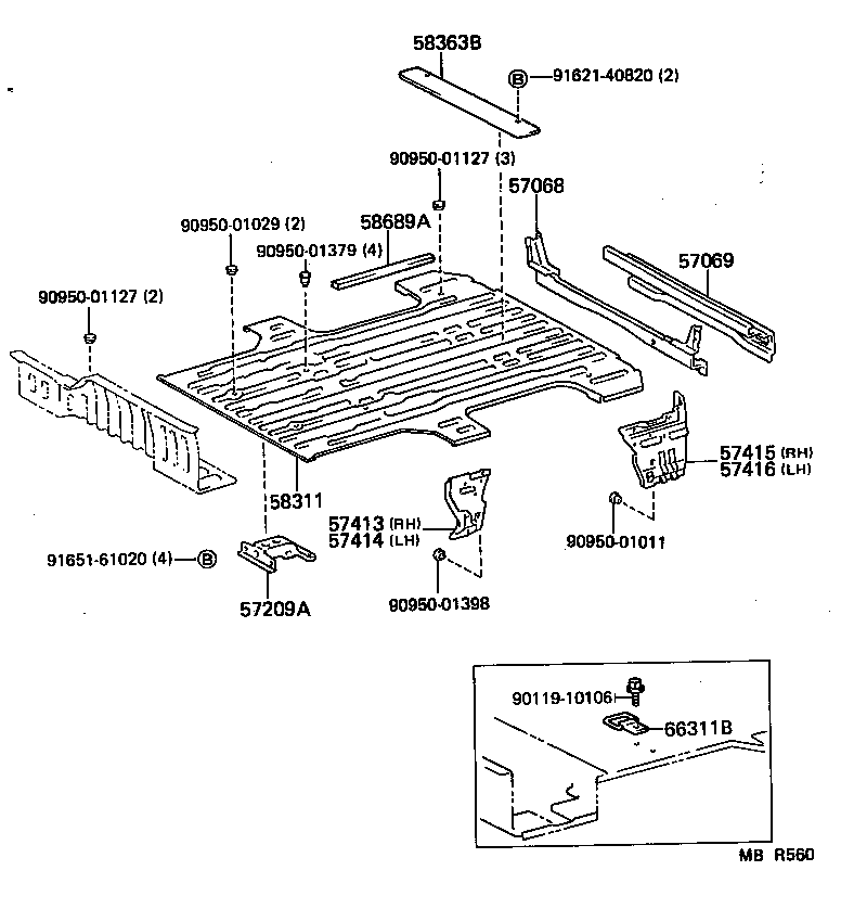 Rear Floor Panel