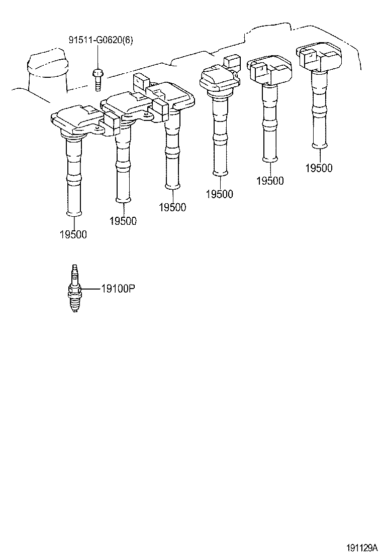 Ignition Coil Spark Plug Glow Plug