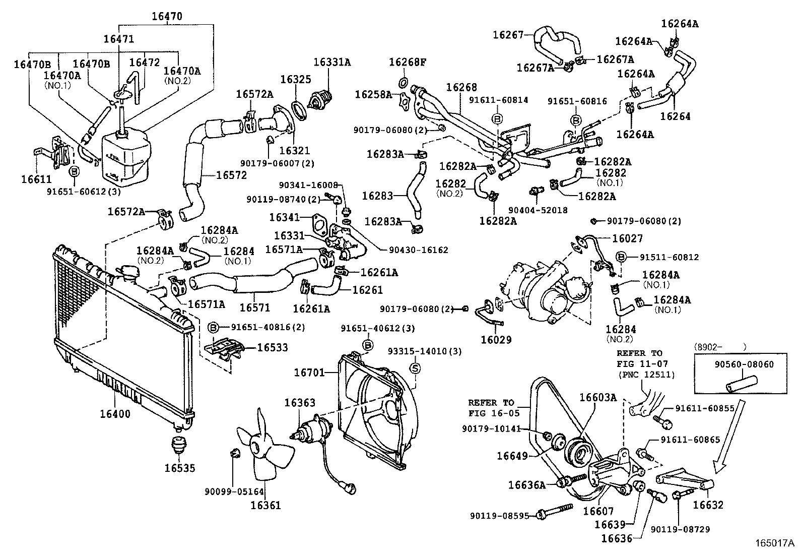 Radiator Water Outlet