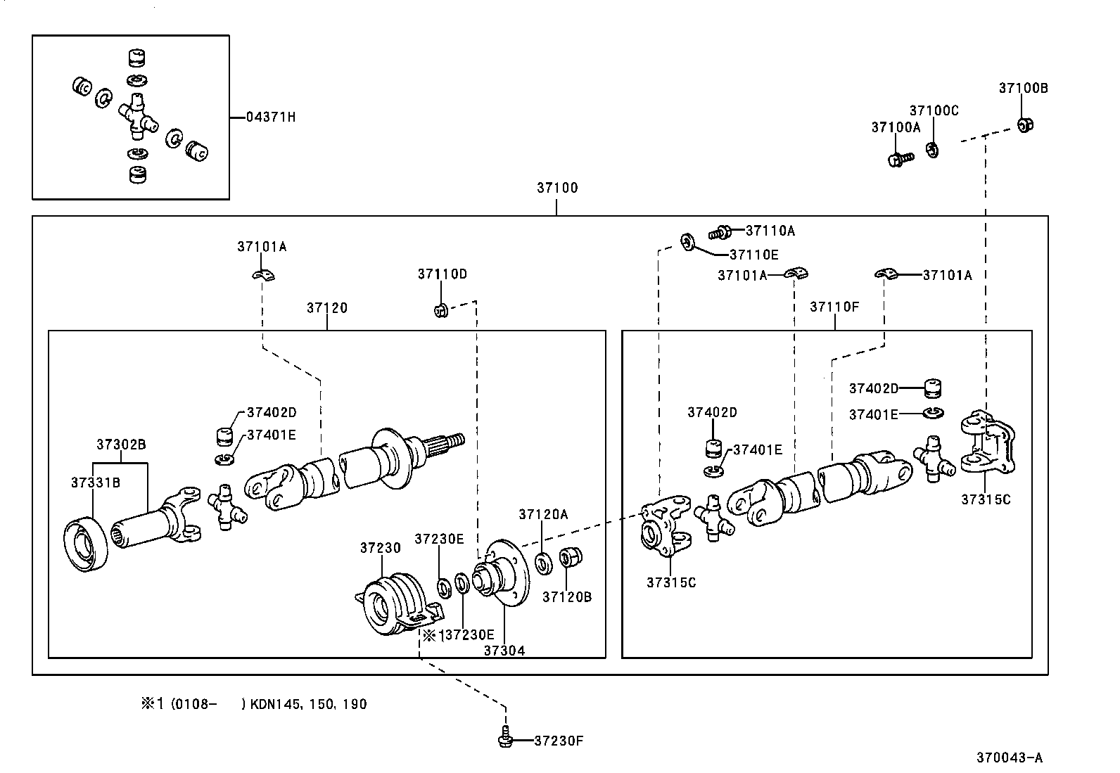 Propeller Shaft & Universal Joint