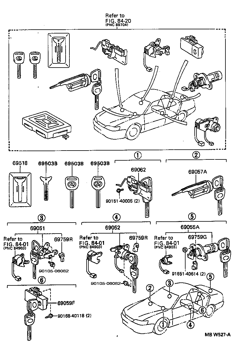 Lock Cylinder Set