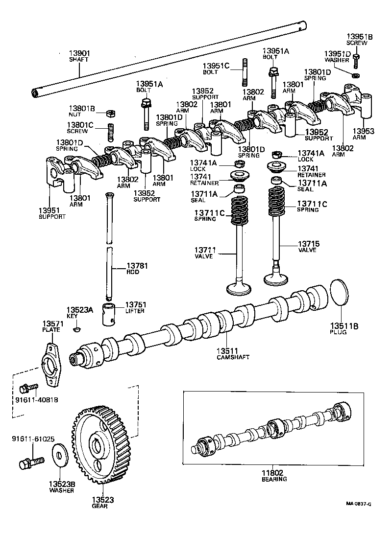 Camshaft & Valve