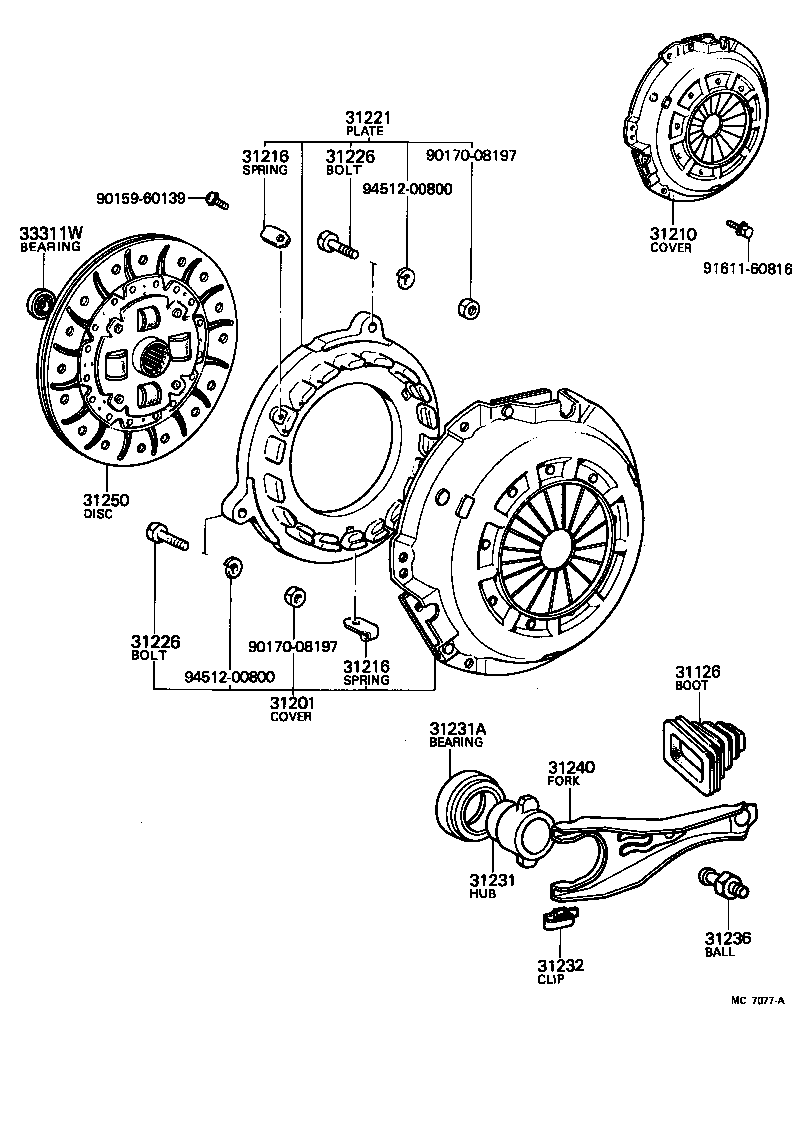 Clutch & Release Fork