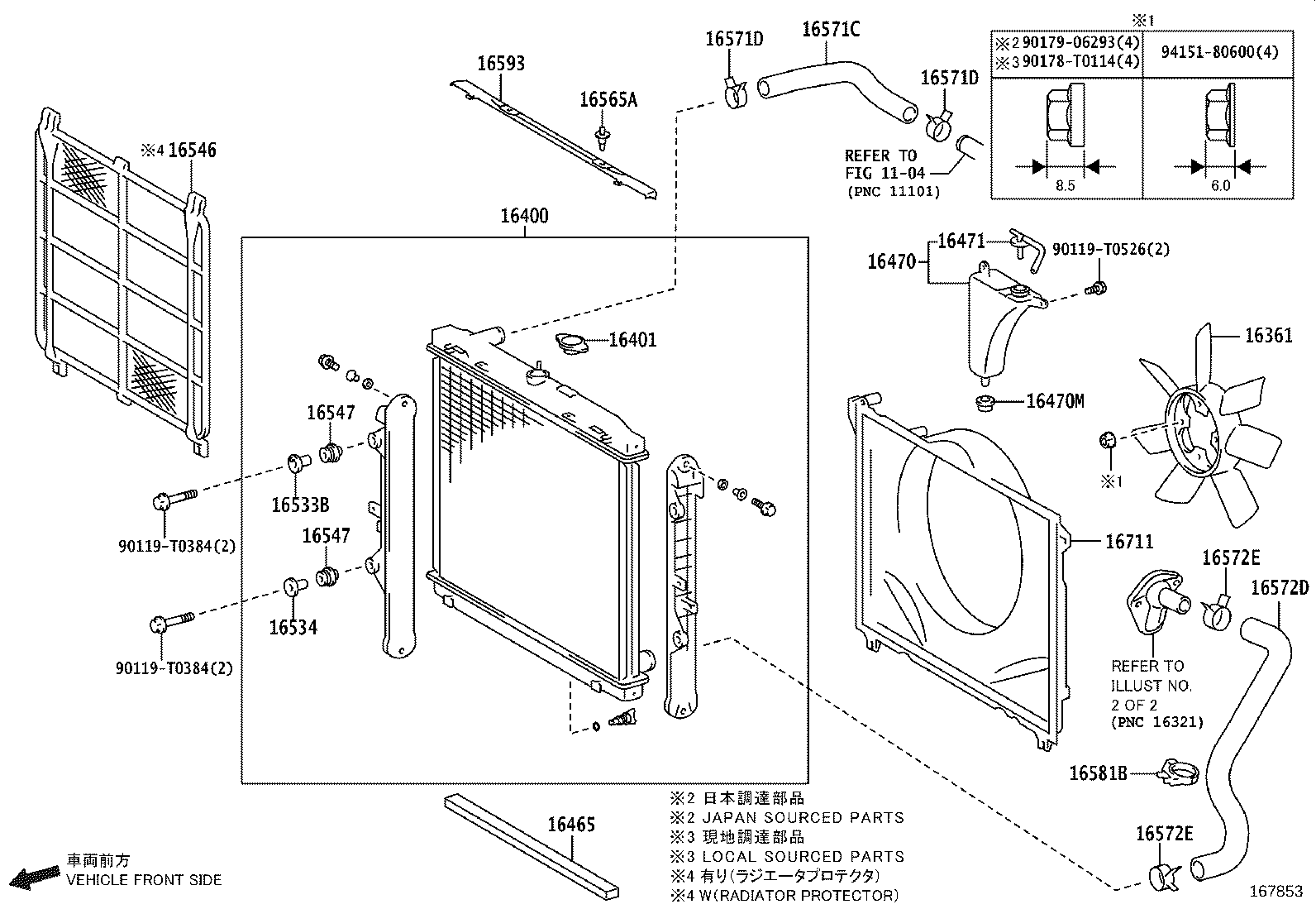 Radiator Water Outlet