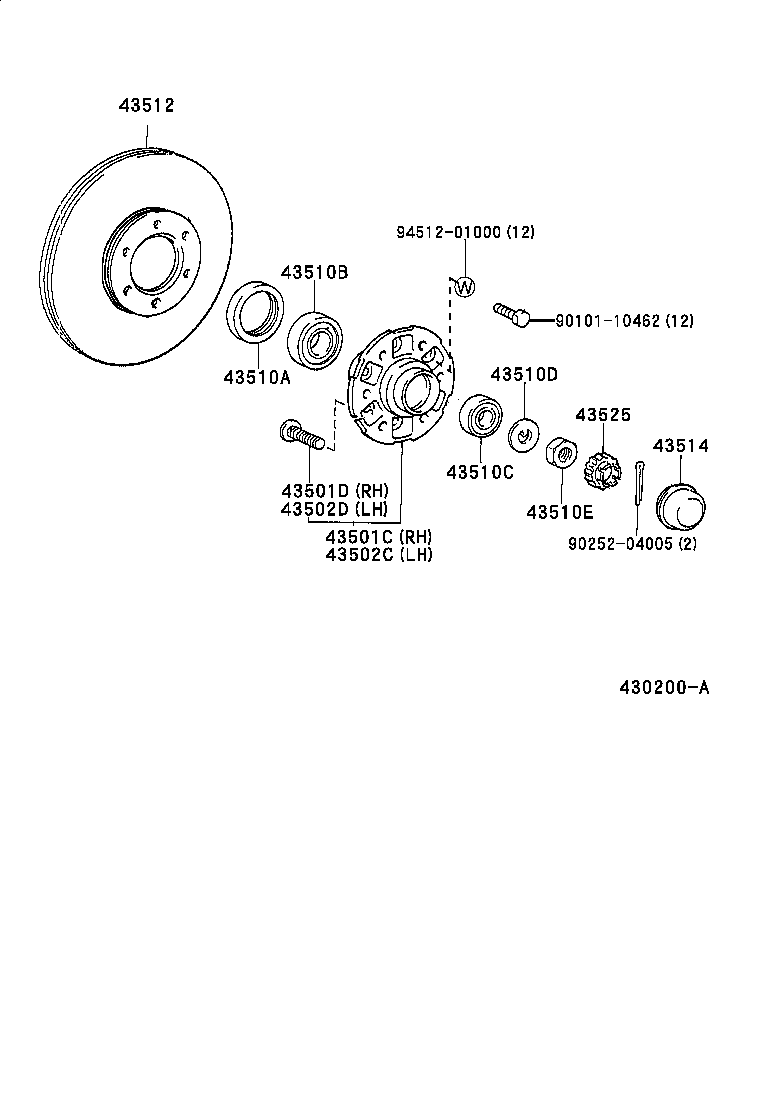 Front Axle Hub